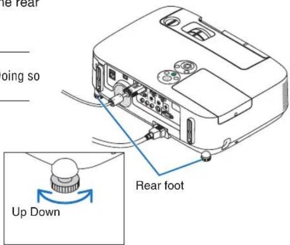 Up Down Rear foot