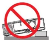 NEC P451X - Place the projector in a horizontal position - 2
