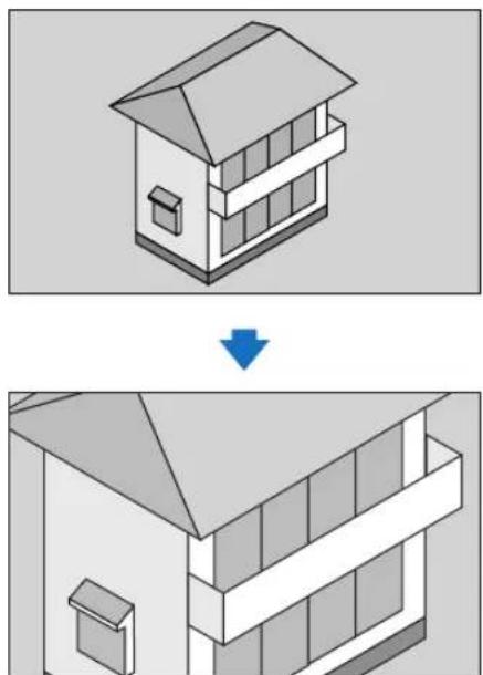 NEC P451X - Press the D-ZOOM (+) button to magnify the picture. - 1