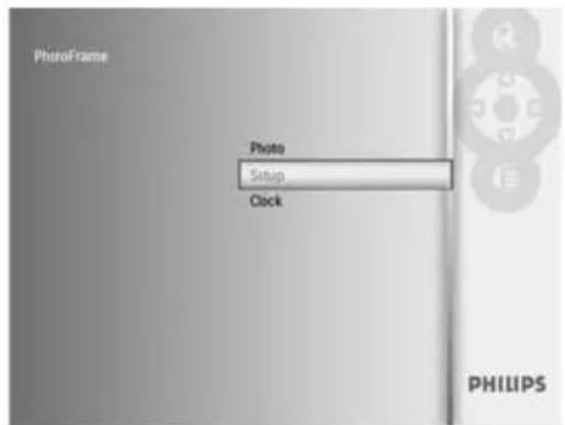 PhotoFrame Photo Setup Clock PHILIPS