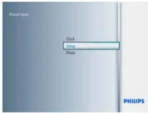 Plated frame Clock Setup Photo PHILIPS