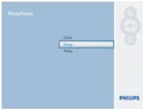 PhotoFrame Clock Setup Photo PHILIPS