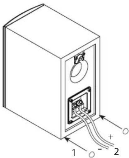 Technical diagram of a device with labeled components and wiring connections
