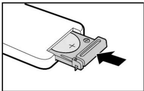 Planar PR6022 - Inserting the Remote Control Batteries - 3