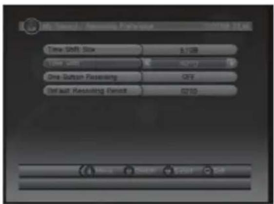 Time Slot/ Slot 5:10B One Button Setting OFF Default Recruiting Frame 6710