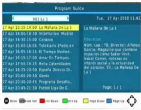 ENERGY SISTEM T5850 - ePg (electronic PrograM gulde) - 1