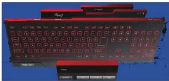 Rosewill RK-8100 - Main Frame of UI - 1