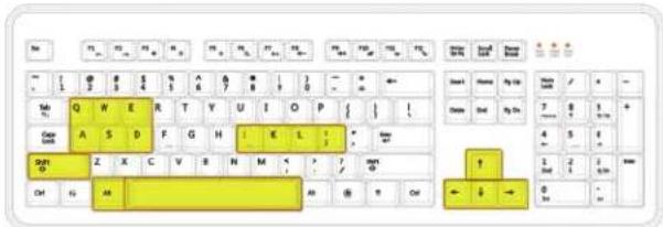 Rosewill RK-8100 - Reset Key to Default: - 6