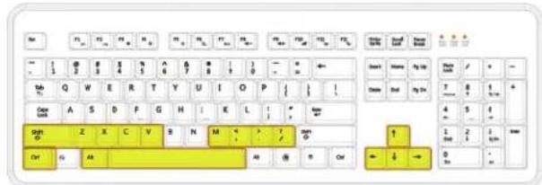 Rosewill RK-8100 - Reset Key to Default: - 7