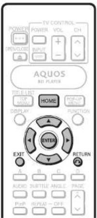 TV CONTROL POWER POWER VOL CH OPEN CLOSE INPUT AQUOS 80-PLAYER TITLE LIST HOME POPULAR TOP 3/4/2016 DISPLAY FUNCTION ENTER EXIT RETURN A B C AUDIO SUBTITLE ANGLES PAGE PiP REPEAT OFF