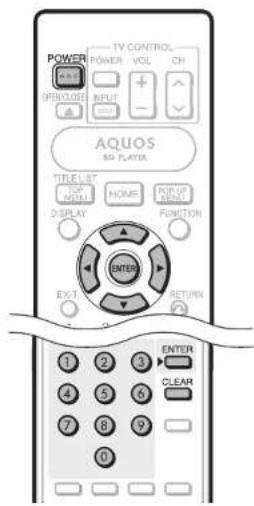 POWER TV CONTROL POWER VOL CH PRODUCED INPUT AQUOS 5D FLATIA TITLE LIST TOP MODEL HOME RIP UP EXPRESS DISPLAY FUNCTION ENTER EXIT RETURN 1 2 3 4 5 6 7 8 9 0 ENTER CLEAR