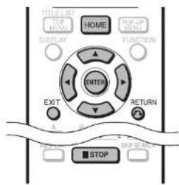 TITLELET TOP MENU HOME POPULAR RESET DISPLAY FUNCTION ENTER EXIT RETURN STOP