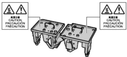 SHARP XG-PH70X - Caution concerning the lamp unit - 1