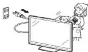 SHARP LC40LE550U - Cuidado del panel de cristal líquido - 1