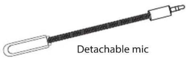 Detachable mic