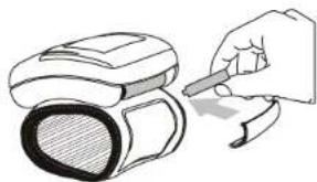 Lumiscope 1143 - To insert the batteries - 2