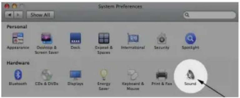 System Preferences Show All Personal Appearance Desktop & Screen Saver Dock Exposure & Spaces International Security Spotlight Hardware Bluetooth CDs & DVDs Displays Energy Saver Keyboard & Mouse Print & Fax Sound
