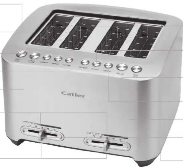Catler TS 8011 - KNOW YOUR TS 8011 TOASTER - 1