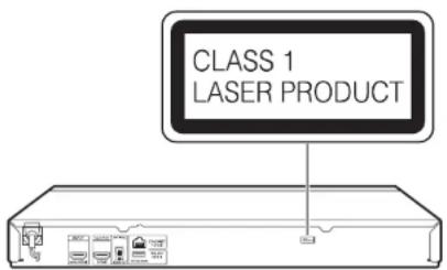 CLASS 1 LASER PRODUCT
