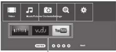 Video Music/Preview Content/Settings vvd YouTube ENTER Next