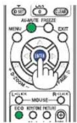 D SET L/S 0 C L4R AV-MUTE FREEZE MENU EXIT EQUI T-700N FREE L=CLK → MOUSE R=CLK ECO REMONE PICTURE