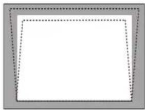 NEC M420W - Use the ◀ or ▶ button to correct the keystone distortion. - 1