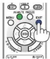 NEC M420W - Press the EXIT button. - 3