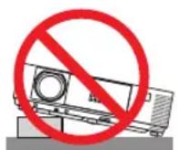 NEC M420W - Place the projector in a horizontal position - 2