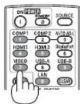 NEC M420W - Select a source other than [USB-A] and press the ENTER button. - 5