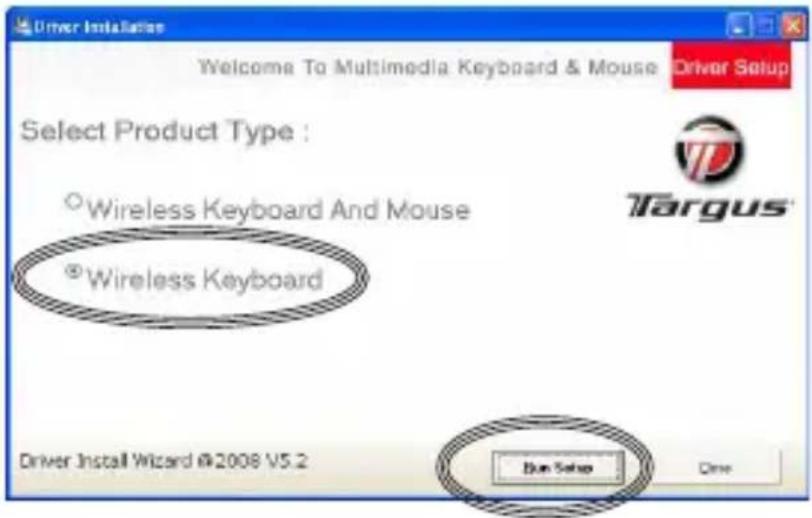 TARGUS AKB24US - Installing the Software driver - 3