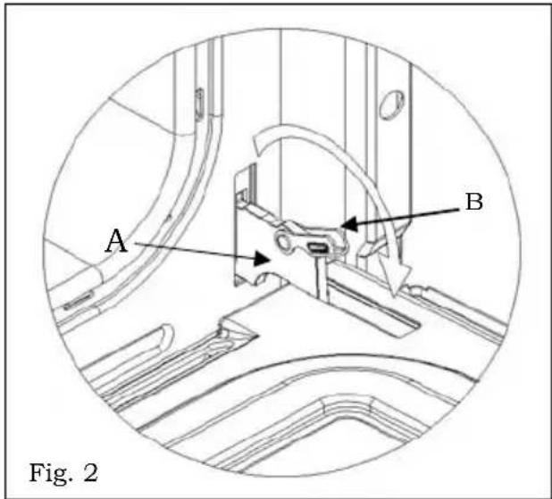 KELVINATOR KE601BL - hinges with movable bolt - 1