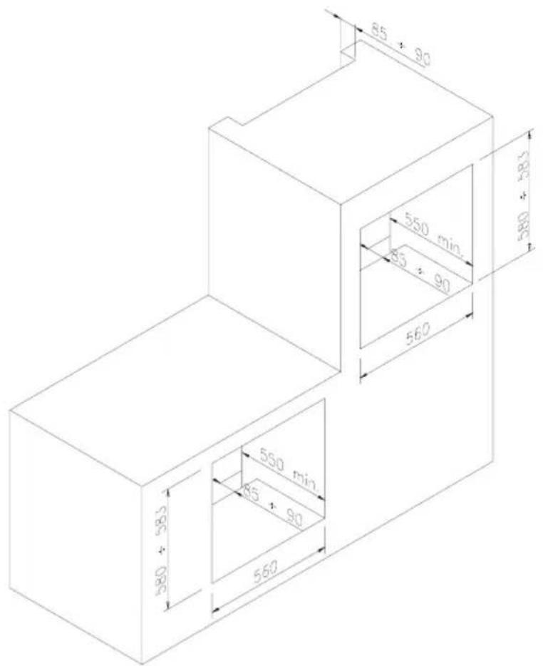 KELVINATOR KE601SS - INSTALLATION - MOD. KE601SS - 1
