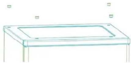 KELVINATOR K320BFS - Reversing the door - 1
