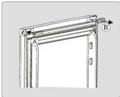 KELVINATOR K320BFS - When you reverse the door, please do this first: - 1