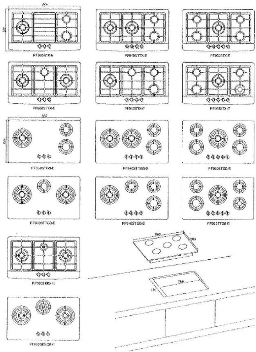KELVINATOR KHG940SS - On base cabinet with oven - 30
