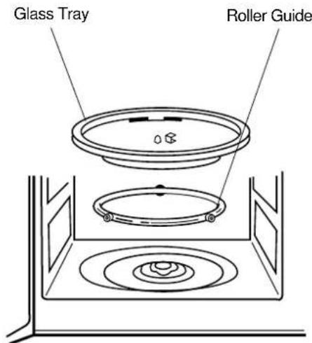 Glass Tray Roller Guide