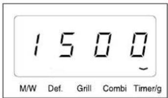1500 M/W Def. Grill Combi Timer/g