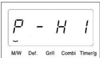 P - H I M/W Def. Grill Combi Timer/g
