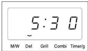 5:30 M/W Def. Grill Combi Timer/g
