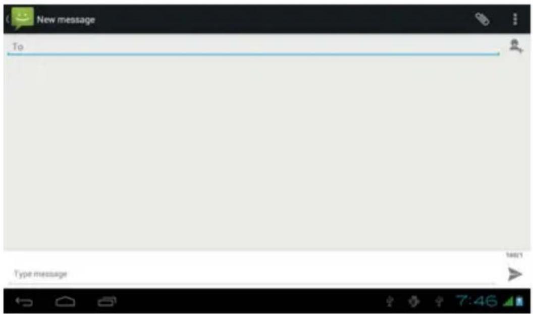 New message To Type message