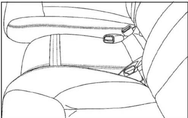 Buick Lucerne (2009) - Center Seat - 1