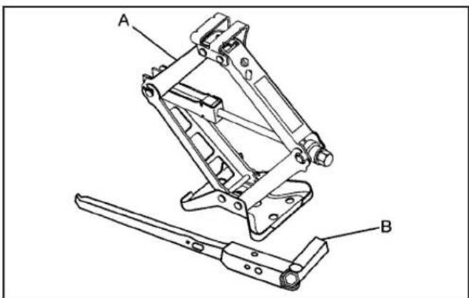 Buick Lucerne (2009) - Removing the Spare Tire and Tools - 3