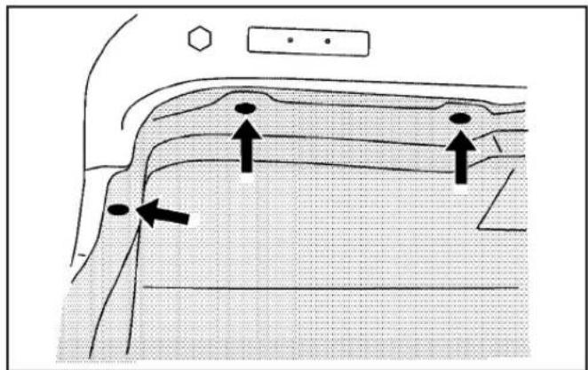 Buick Lucerne (2009) - Taillamps and Back-Up Lamps - 2