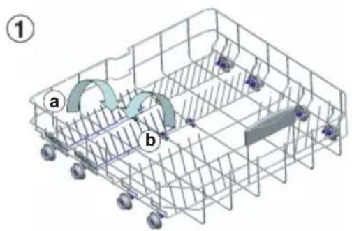 RUSSELL HOBBS RHDW1S - Lower Basket Folding Racks - 1