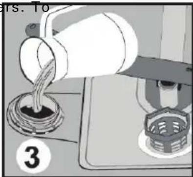 RUSSELL HOBBS RHDW1S - Fill the salt compartment with water at first use only. - 1