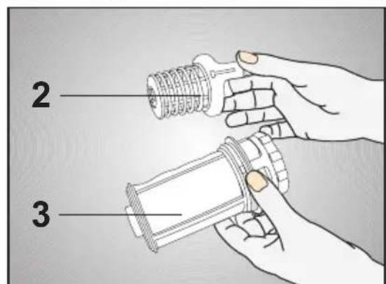 AMICA ZIA 448 - Cleaning the filters - 4