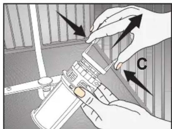 AMICA ZIA 448 - Cleaning the filters - 3