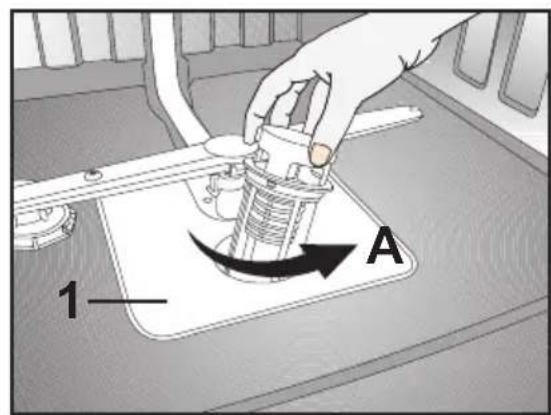AMICA ZIA 448 - Cleaning the filters - 1