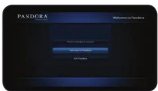 PANDORA Welcome to Pandora Close the Pandora Live Pandora