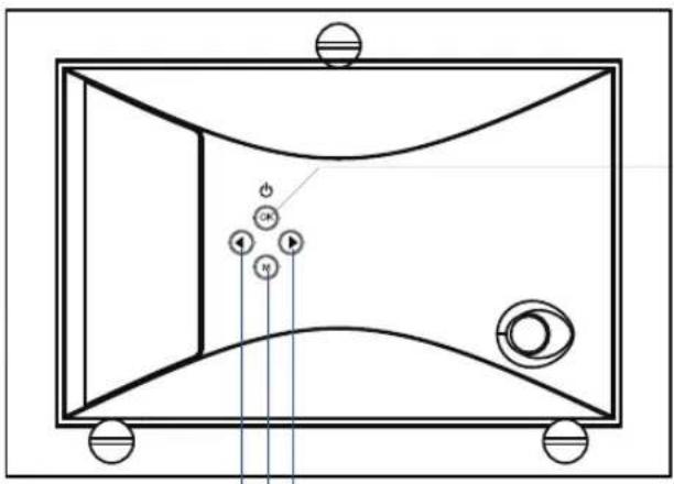 Diagram of a pool with labeled points and directional arrows, likely illustrating a pool or seating layout.